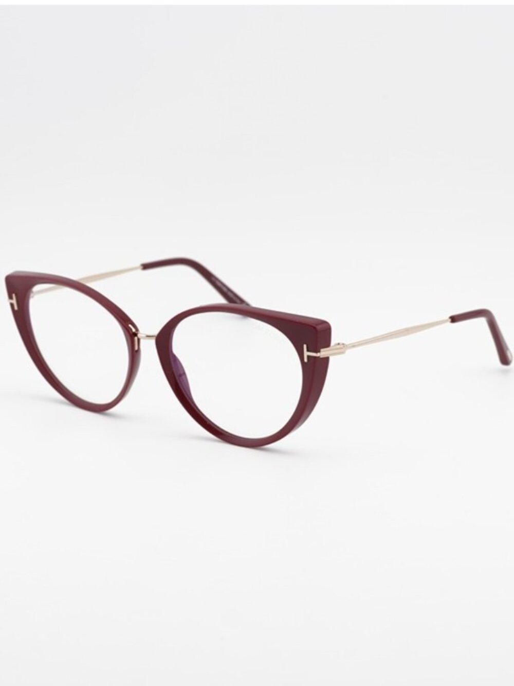Tom Ford FT5815-B 074 Eyeglasses Pink 54mm Cat Eye Frame